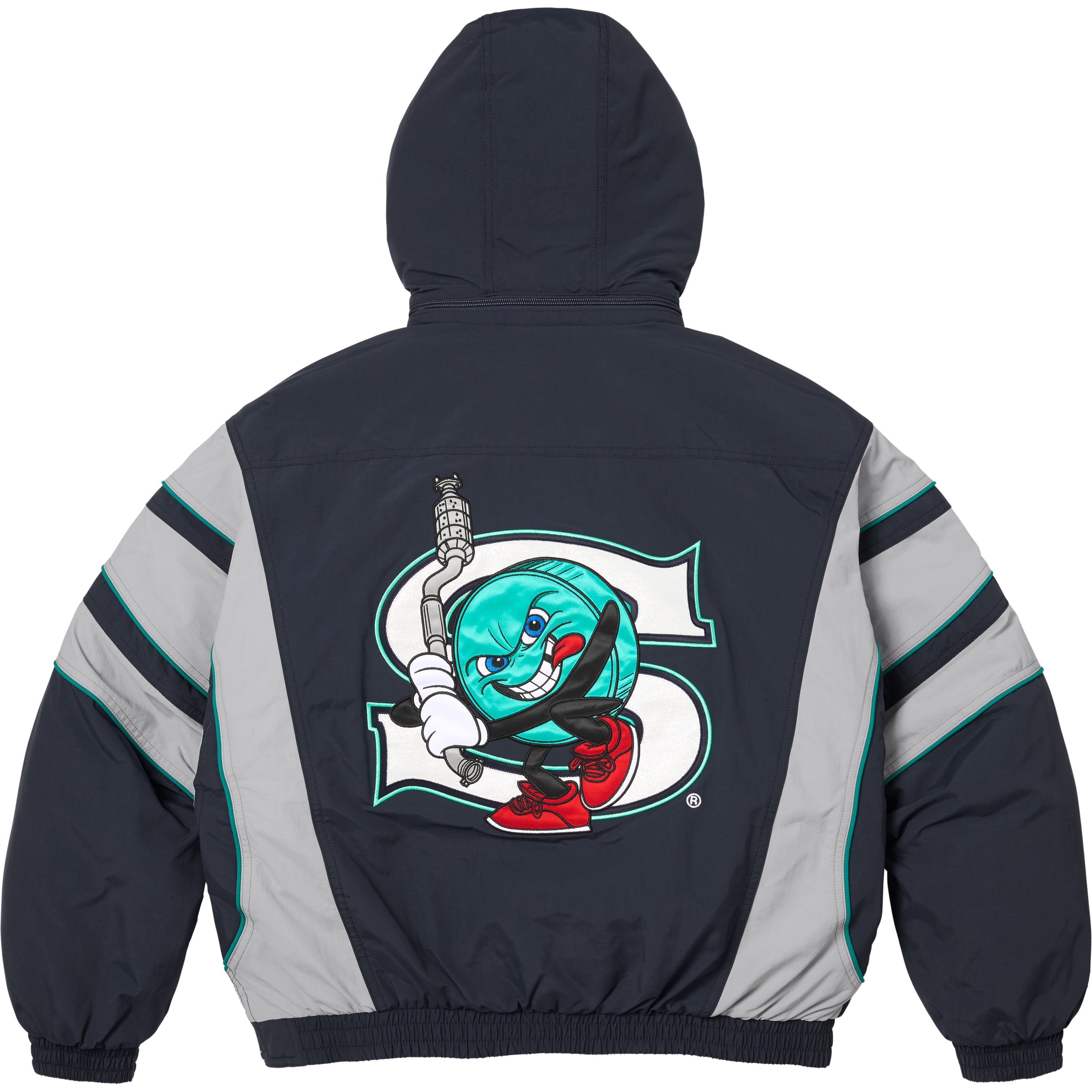 Supreme/SALEM Half Zip Stadium Jacket view 4